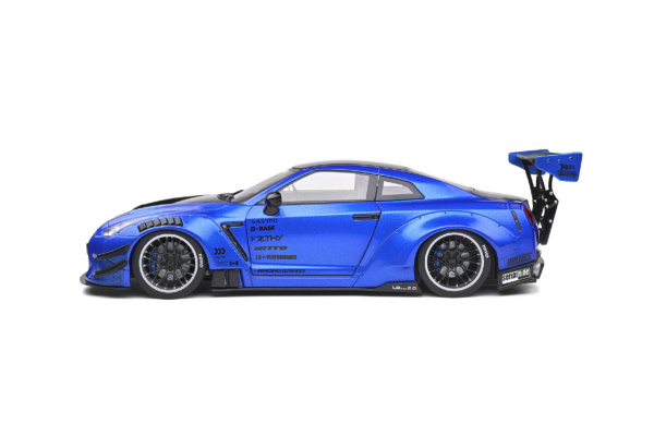 NIssan GT-R (R35) W/ Liberty Walk Body Kit 2.0 - Metallic Blue - 2020 ...