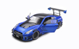 NIssan GT-R (R35) W/ Liberty Walk Body Kit 2.0 - Metallic Blue - 2020