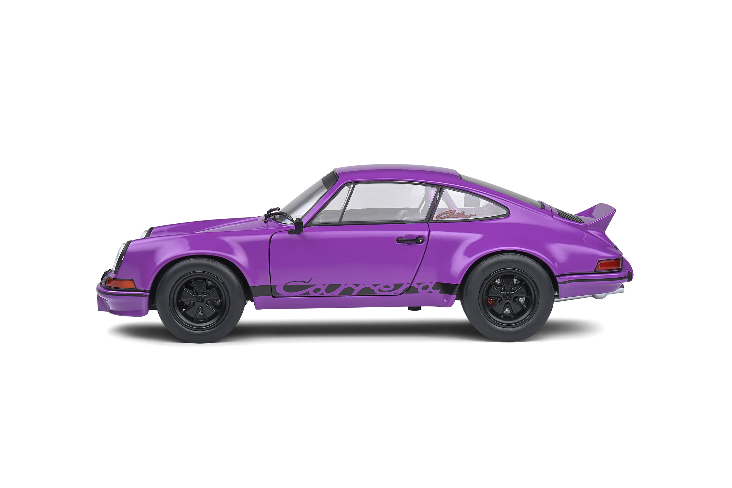 Miniature Solido PORSCHE 911 RSR 2.8 1973 VIOLET PURPLE - STREET F