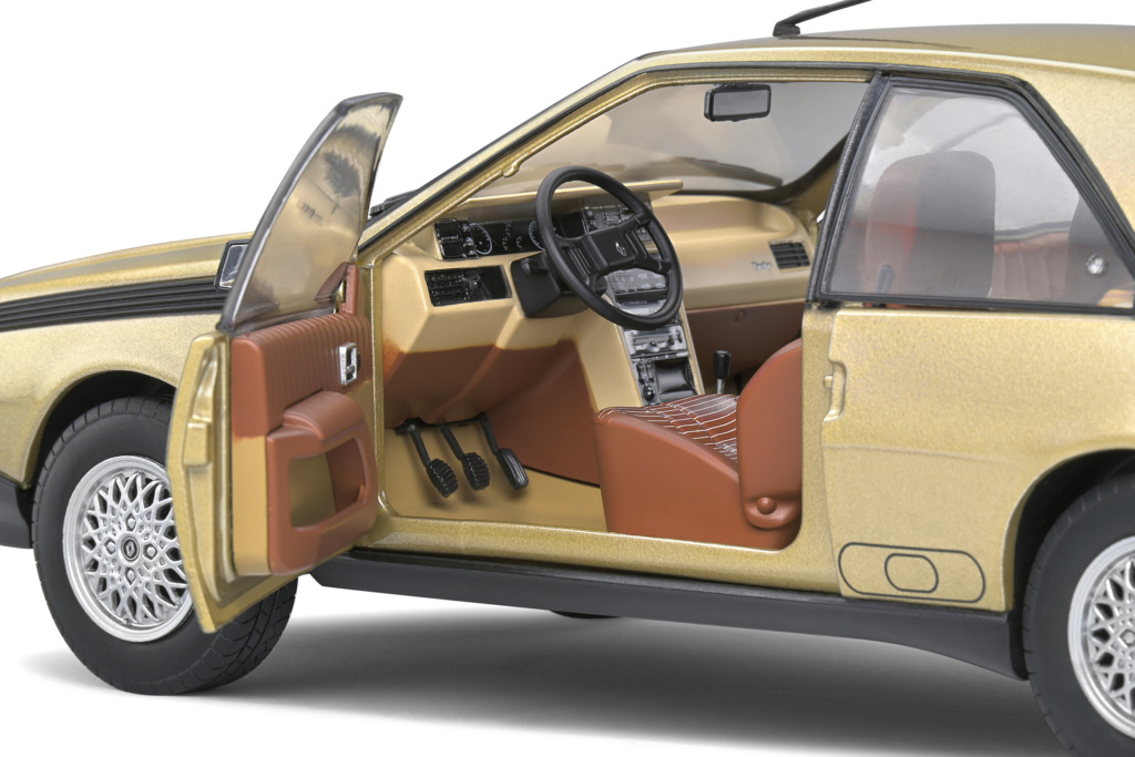 Solido 1/18 - Renault Fuego Turbo Sepia Bronze 1980 - Neuve Sous Boîte