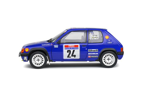 Peugeot 205 Rallye Gr.A - Tour de Corse - 1990 - #24 R.BOURSIER/ B.FRANGIN