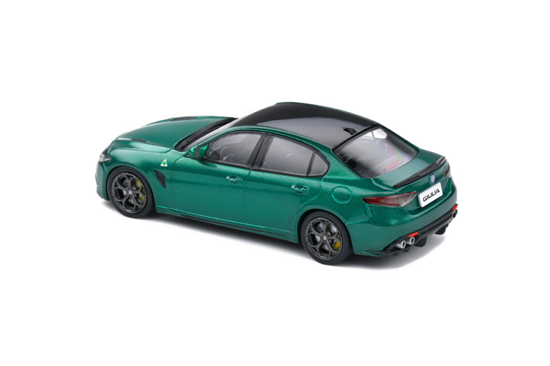 Per ALFA ROMEO GIULIA SPOILER POSTERIORE BAULE ABS LOOK QUADRIFOGLIO NERO LUCIDO