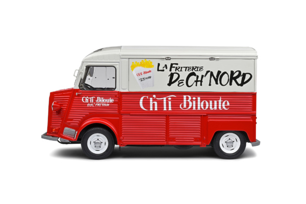 Citroën Type HY Friterie Ch'ti Biloute - White & Red - 1969