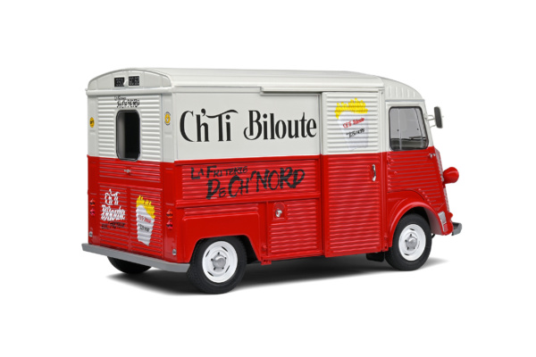 Citroën Type HY Friterie Ch'ti Biloute - White & Red - 1969