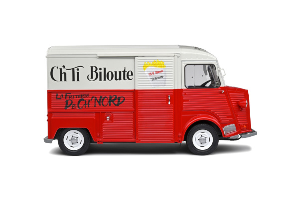 Citroën Type HY Friterie Ch'ti Biloute - White & Red - 1969