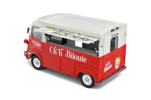 Citroën Type HY Friterie Ch'ti Biloute - White & Red - 1969