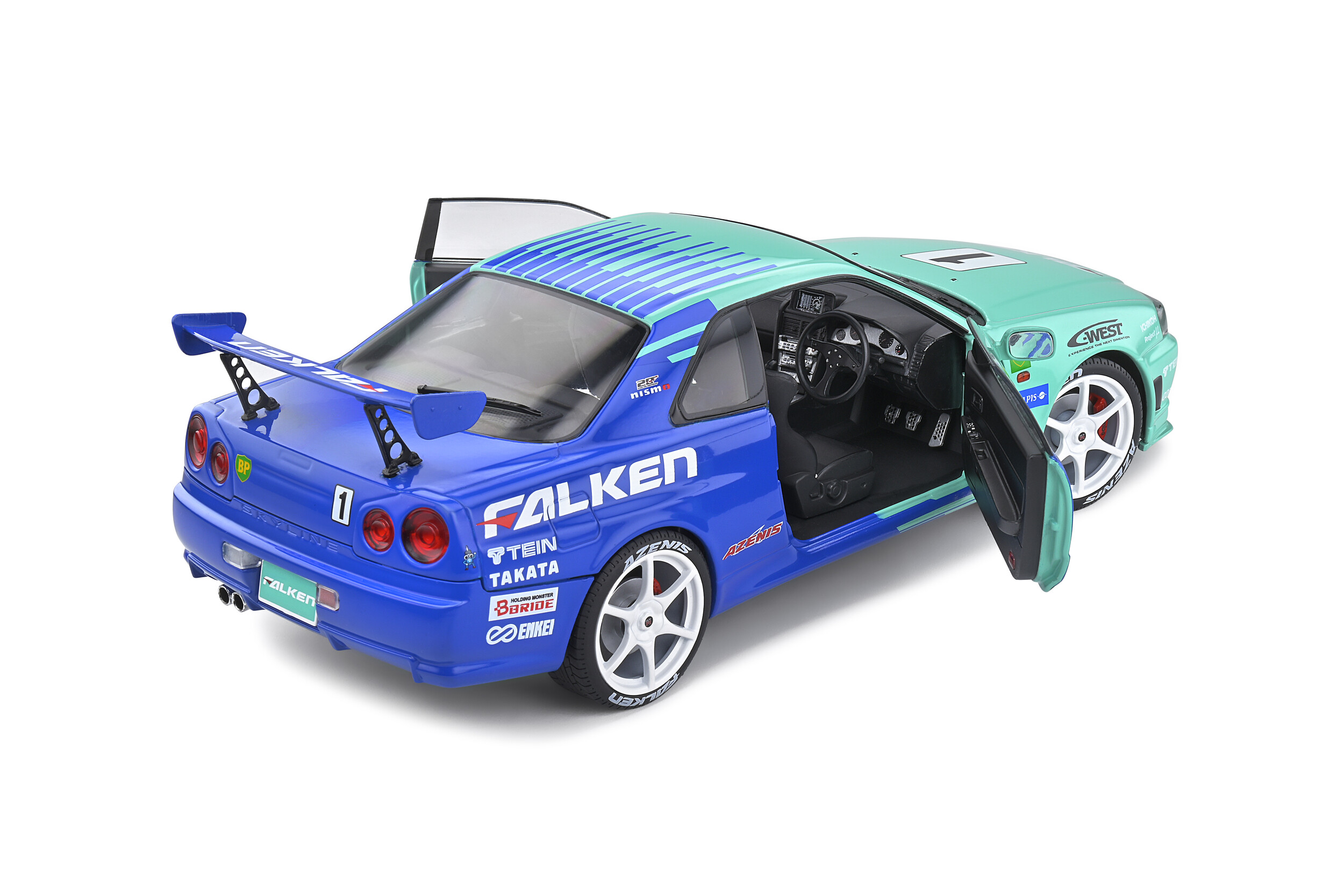 AutoArt 1/18 Nissan Skyline GT-R ZANAVI Nismo JGTC 2002 R34