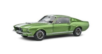 1:18 1967 Shelby GT500 Black with Gold Stripes by Solido - Town and Country  Toys