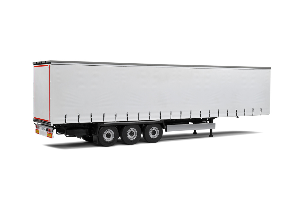 Remorque Camion Tekno DK N°452 4 Roues Bâchée OOSTERWIJK, échelle 1:43, Bleu