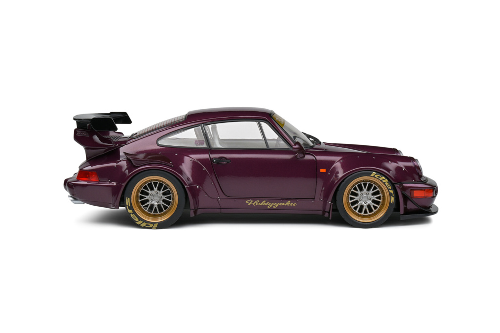 Miniature Solido RWB Bodykit The Zebra, échelle 1/18, Voiture 2022, Neuve