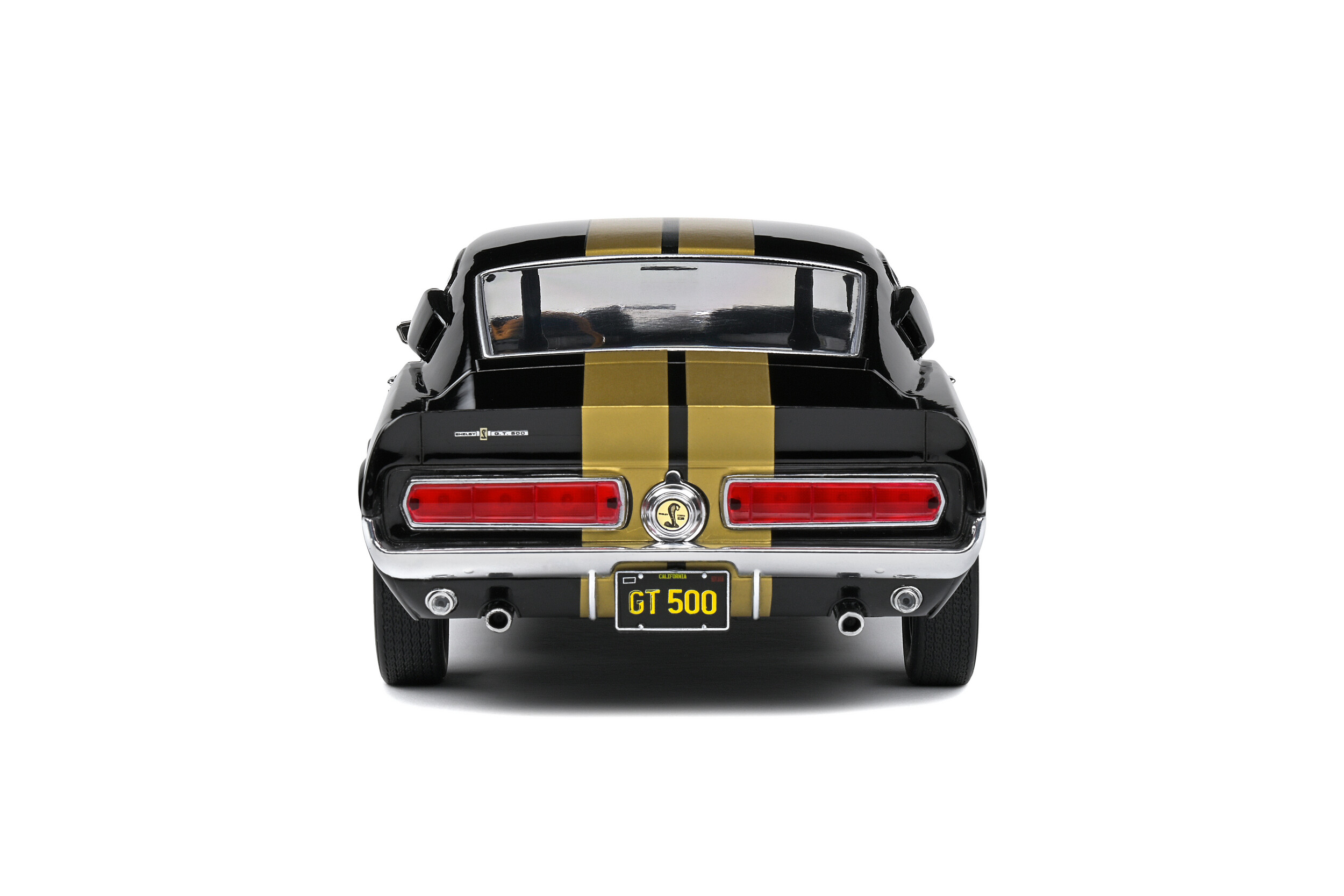 Shelby GT500 - Black / Gold Stripes - 1967 - Solido
