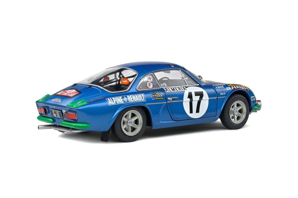1:18 Alpine A110 1600S Blue #23 Nicolas/Vial Rallye Monte Carlo 1972