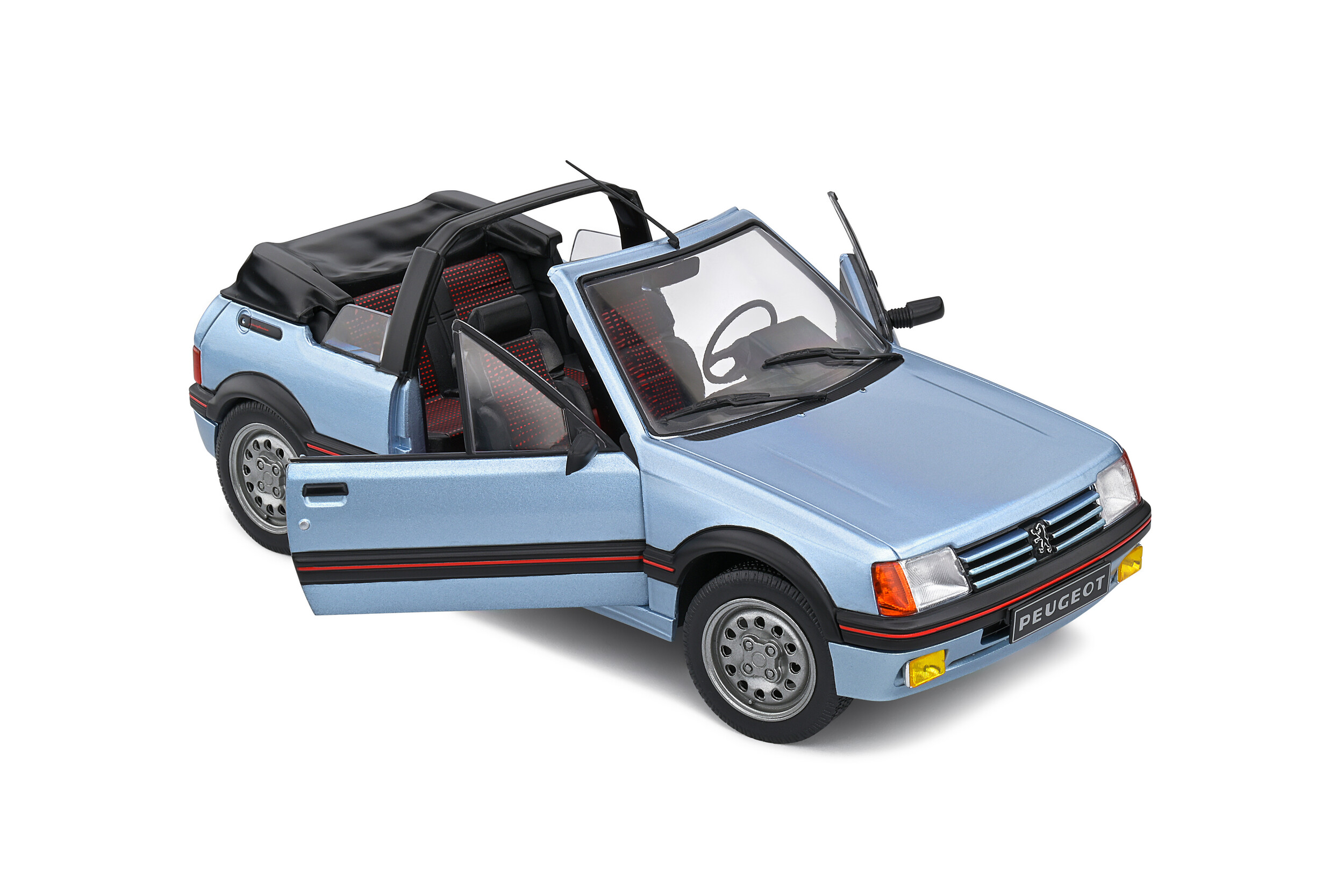 ソリド 1/18 プジョー 205 CTI カブリオレ 1989 ブルー SOLIDO PEUGEOT