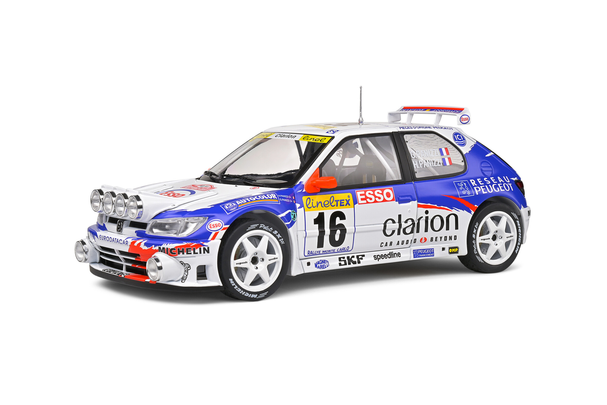 Le Mans Decals – Decals Peugeot 306 Maxi Rallye Montecarlo 1998 Per Slot – Panizzi E Delecour