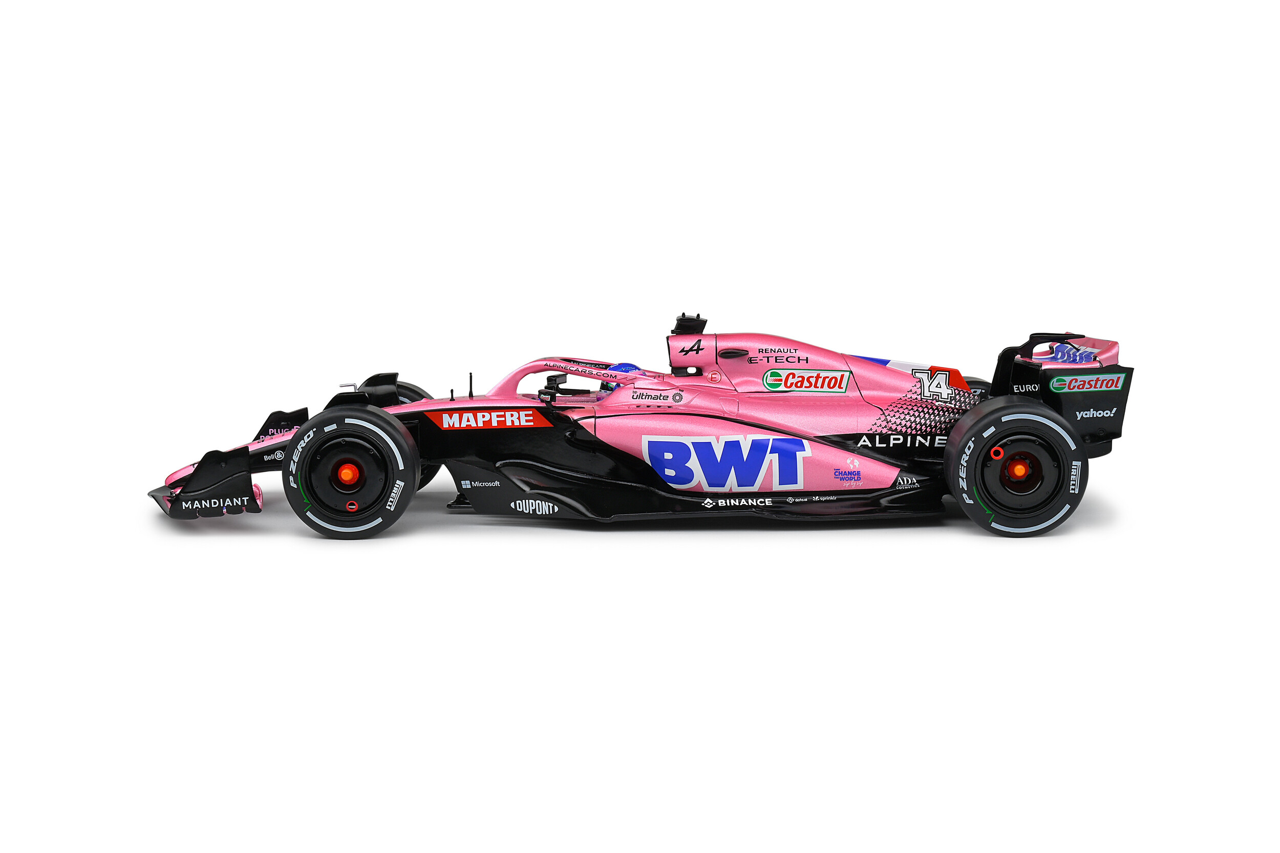 Solido 1:18 - Voiture Miniature - Alpine A522 - #14 - Fernando Alonso 7ème GP De Monaco Formule 1 2022