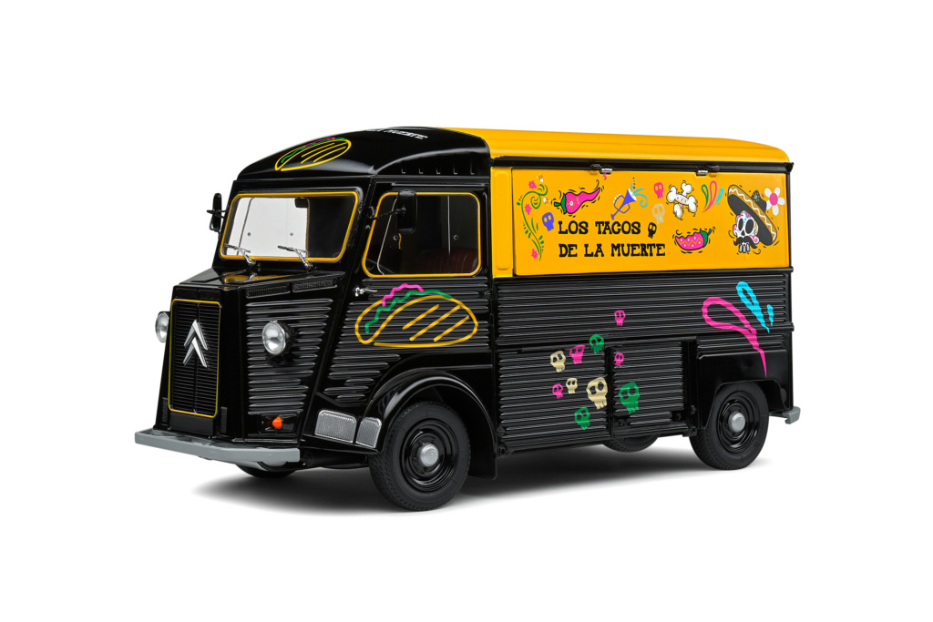 Rare Citroën Type HY 1/18 – Camionnette Yacco Vert/jaune – Miniature Artisanale Métal