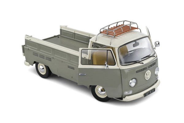 Volkswagen T2 Pick-Up - Grey | White - 1968