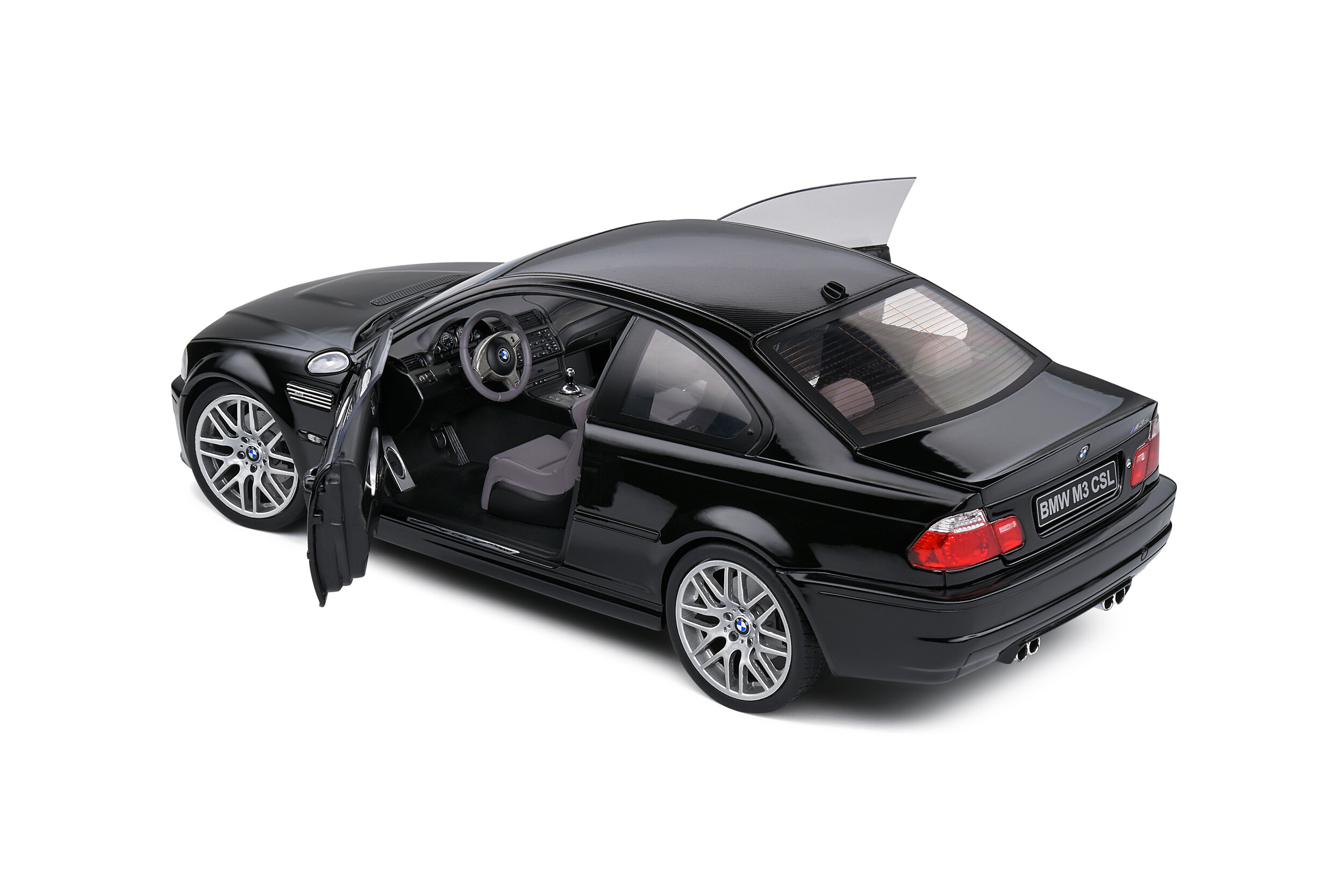 BMW M3 E46 CSL Black Solido 1/18