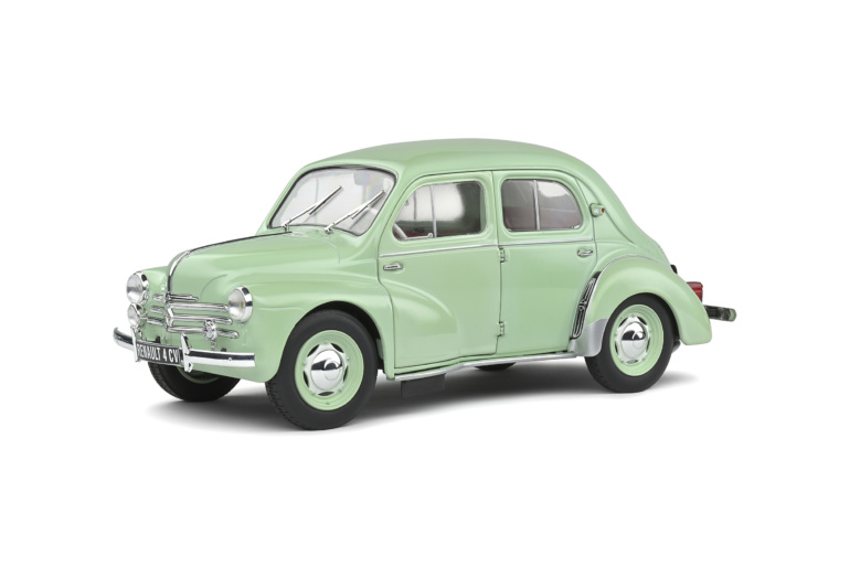 Maquette Renault 4CV Couleur Vert D'eau Norev échelle 1:87 - Modèle Réduit Neuf