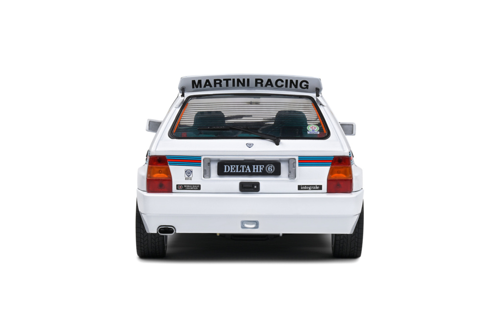 Maqueta Metal Martini Coche De Colección Solido - Lancia Delta HF Integrale Evo 1 Martini 6 (1992) A Escala 1/18 Modelo A Escala 1/18 Solido Martini Racing Blanco Miniatura