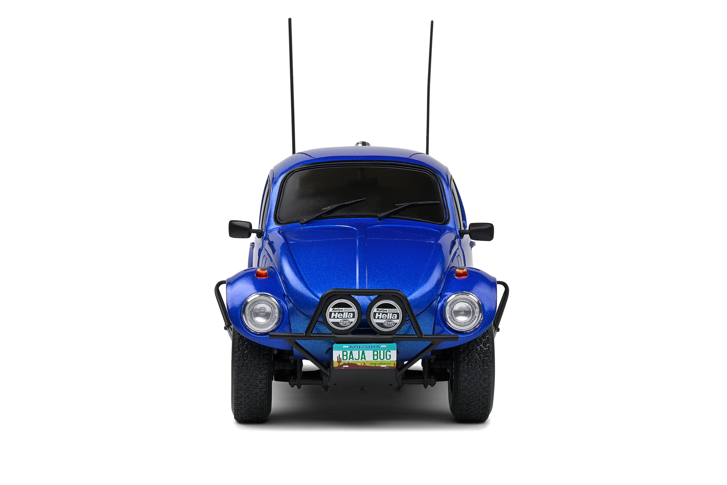 Miniature Solido Volkswagen Coccinelle Baja 1975 - Bleue - Échelle 1/18