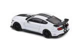 Shelby Mustang GT500 Stripes Black - White/Black Stripes