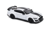 Shelby Mustang GT500 Stripes Black - White/Black Stripes