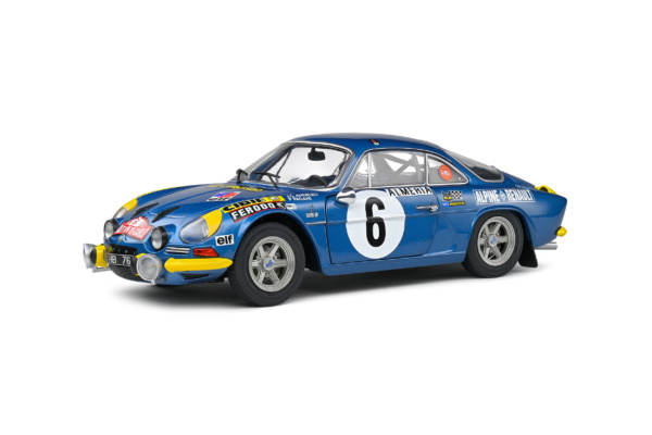 Alpine A110 1600S - Rallye Montecarlo - 1972 - #6 Andruet/ Pagani