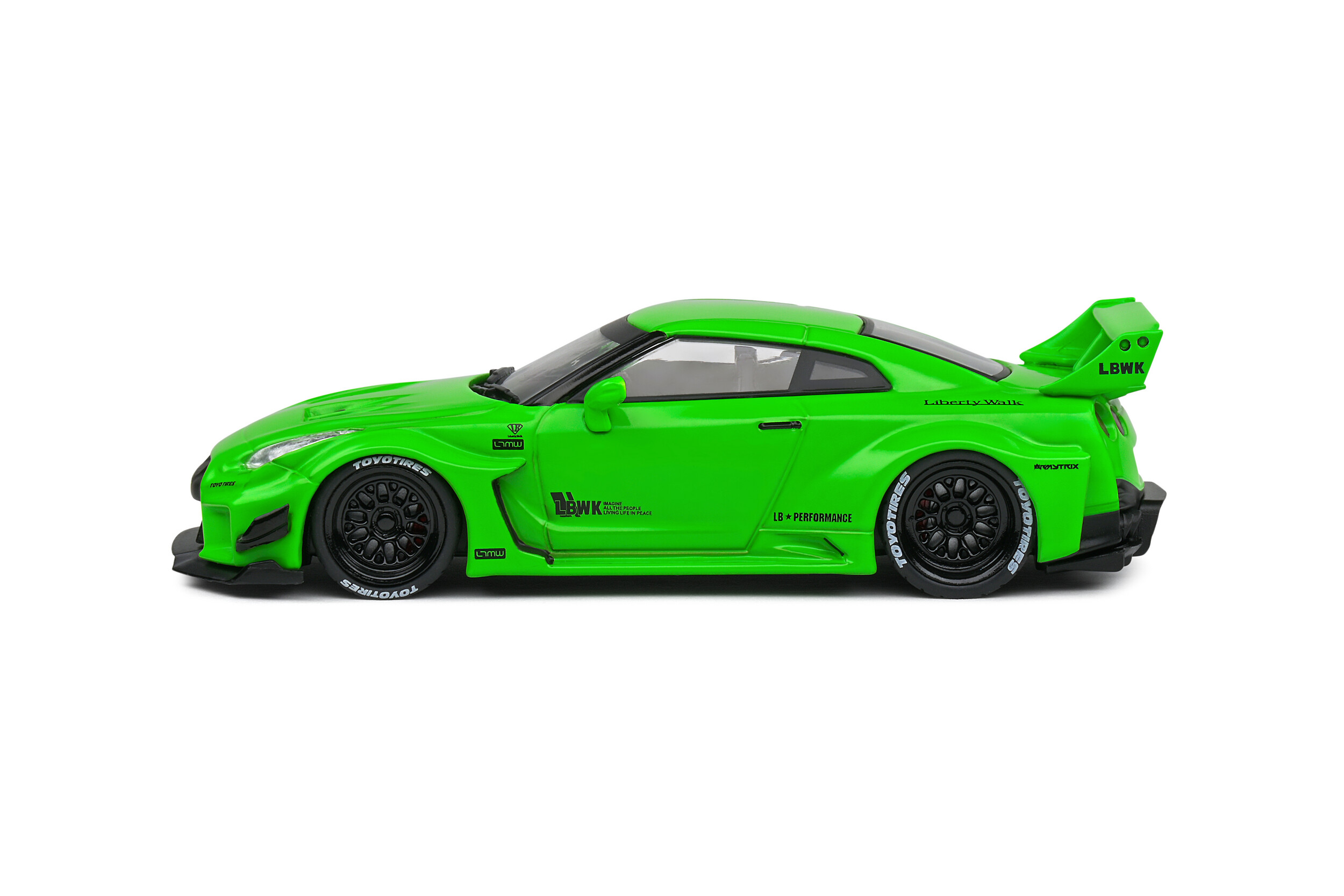 Nissan GT-R (R35) LB Work Silhouette - Acid Green - 2020 - Solido