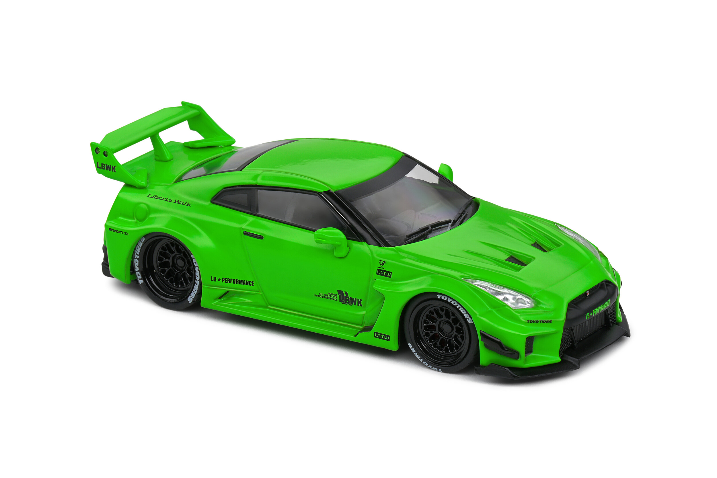 LB　35GT.R Nissan GT-R (R35) LB Work Silhouette - Acid Green - 2020 - Solido