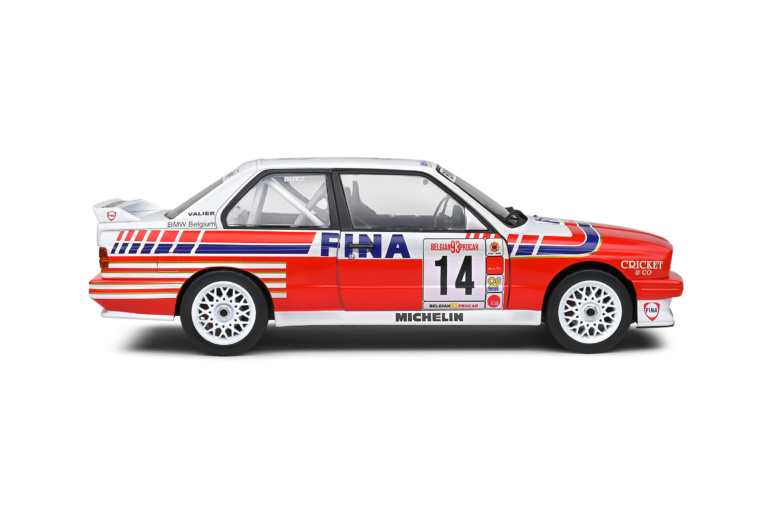 BMW M3 E30 #14 Belgium 1993 Duez Procar Solido S1801523 1:18 Bastos Fina EUR 125,00 - FR