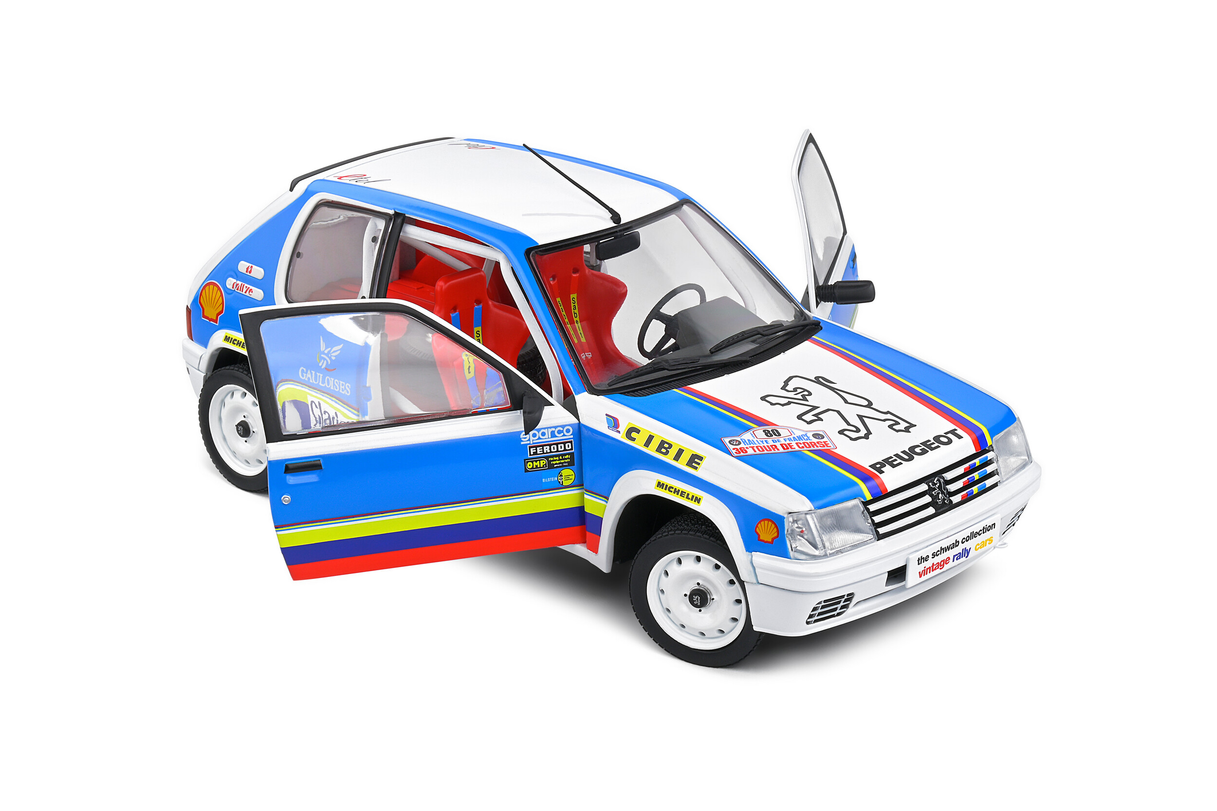 Peugeot 205 Rallye 1,9L - SCHWAB COLLECTION - 1990 - Solido