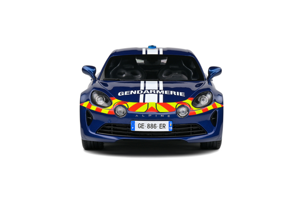 Alpine A110 Gendarmerie 2023 - Solido 1/18 - Montée Métal - Collection