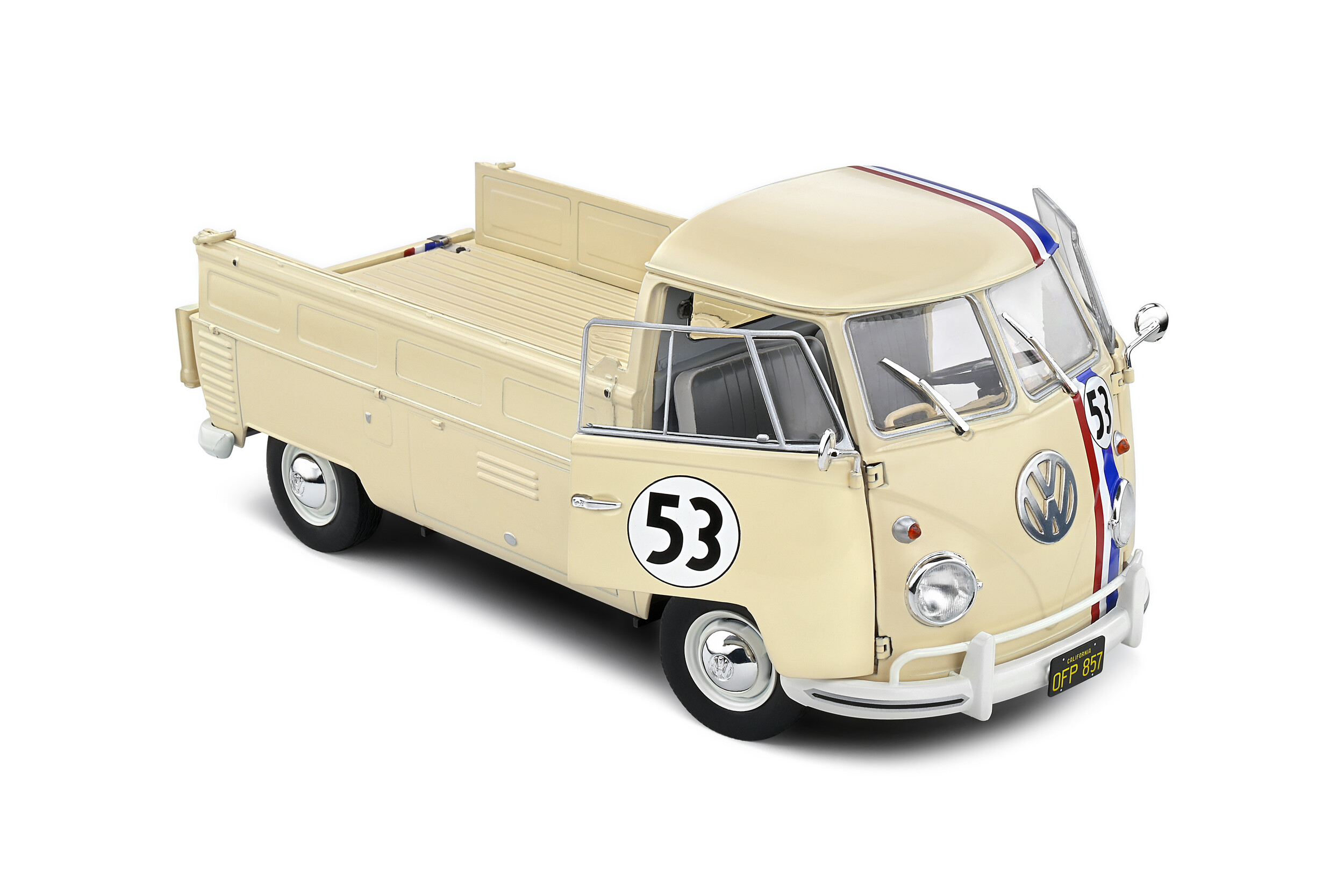 未開封1966年式SOLIDO Volkswagen Type 2 (T1) Volkswagen T1 Pick Up Racer 53 - 1950 - Solido