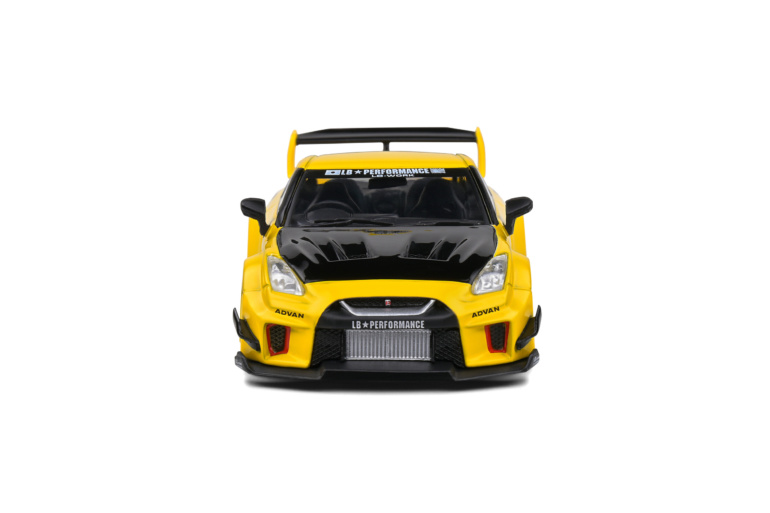 Nissan GTR35 LBWK Silhouette Yellow Modellino Auto 2019 - Scala 1:43 ...