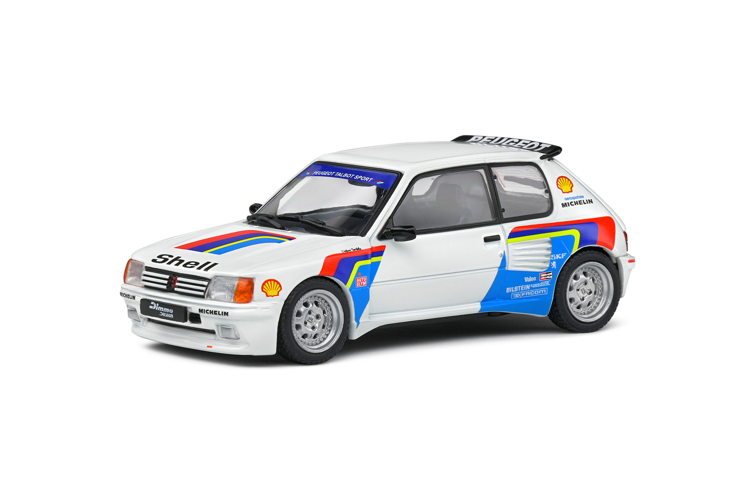Peugeot 205 Dimma Rallye Tribute - White - 1992 - Solido
