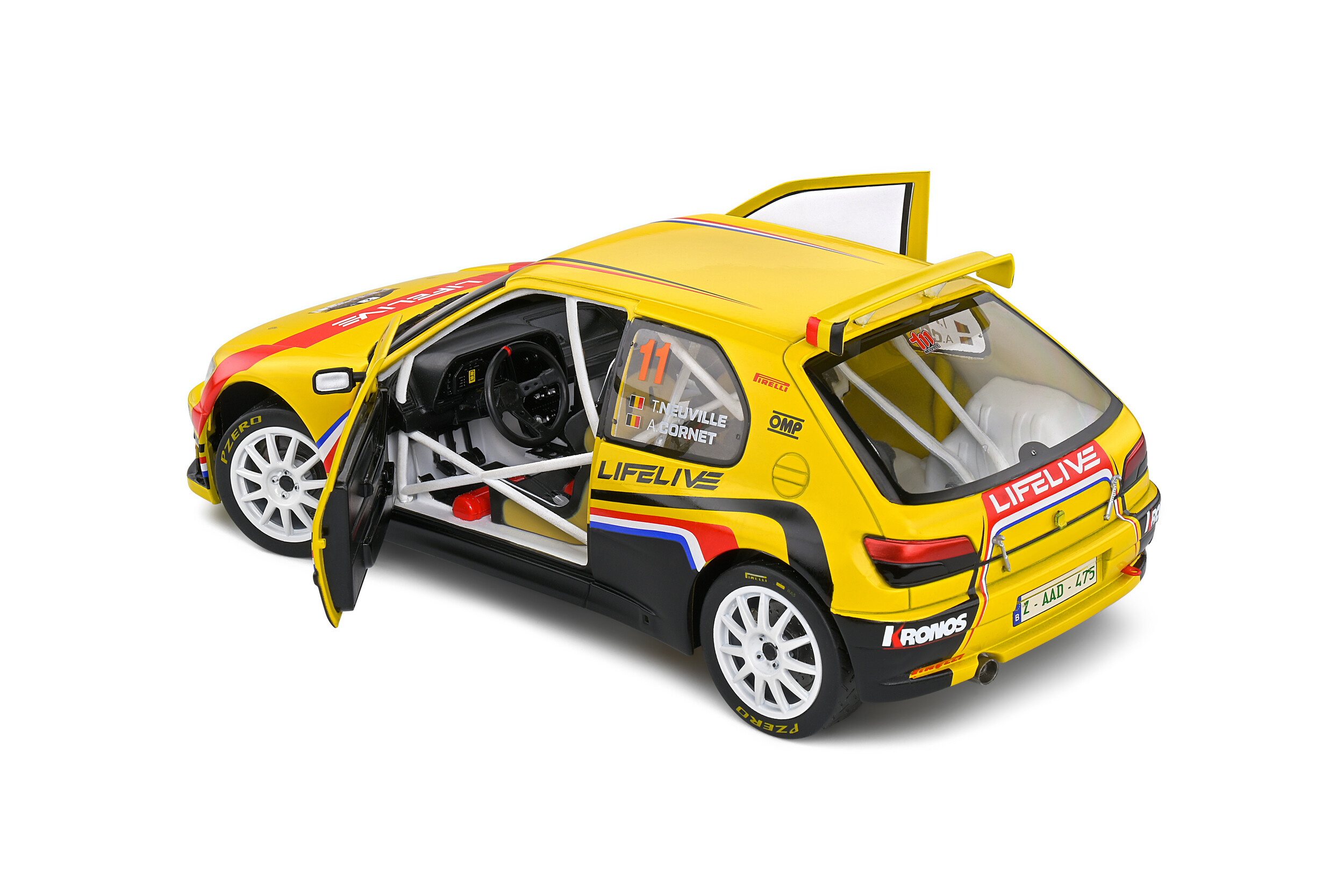 PEUGEOT 306 MAXI YELLOW #2 T.NEUVILLE/A.CORNET EIFEL RALLYE FEST-Auto