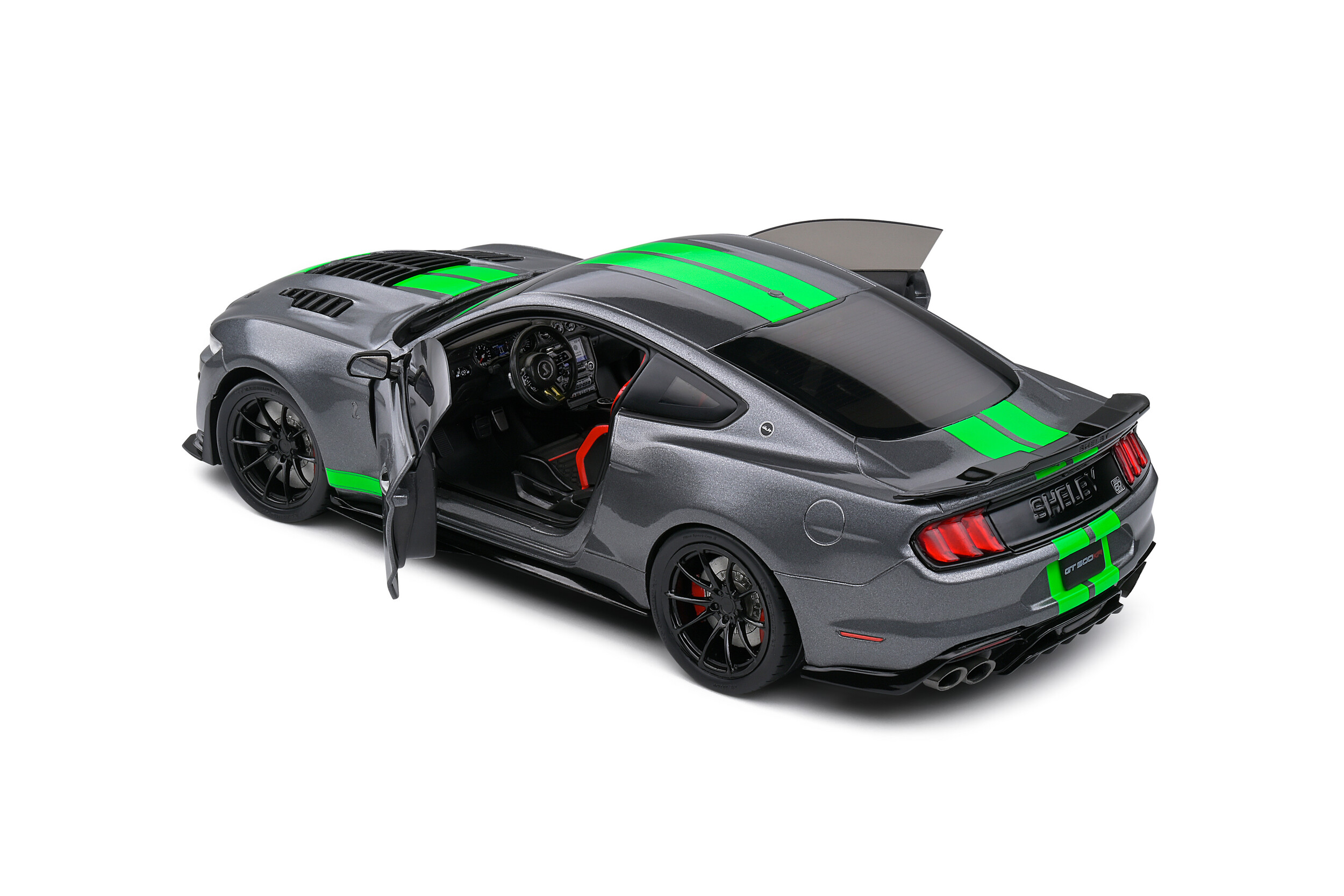Ford Mustang Shelby GT500 - Carbonized Grey / Neon Green Stripes - 2020