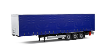 TARPAULIN TRAILER BLUE