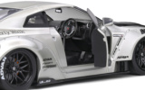 Nissan GT-R (R35) W/ Liberty Walk Body Kit 2.0 - Pearl Grey - 2020