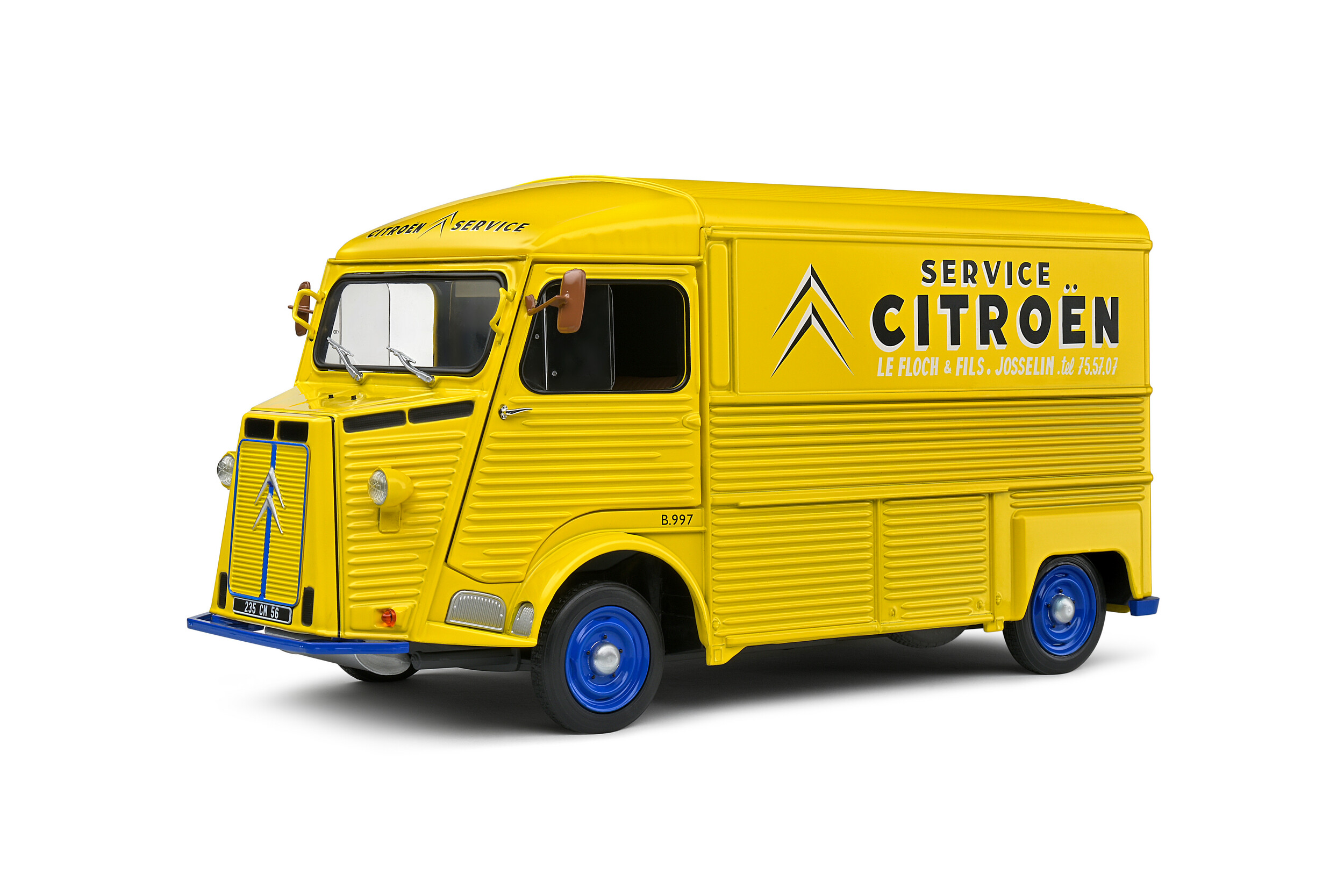 Citroën Type HY Citroën Service - Jaune Service AC323 - 1969 - Solido