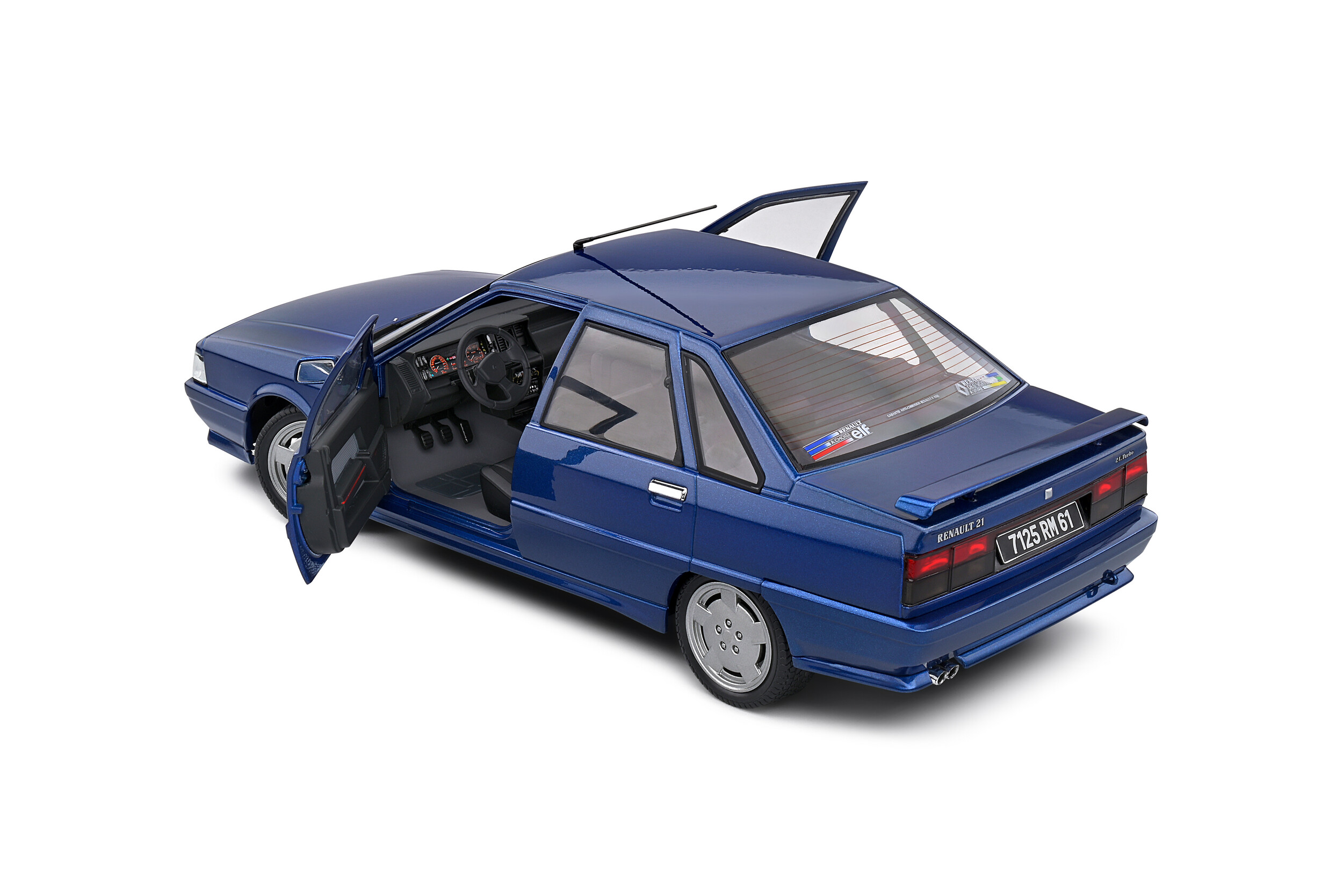 Renault 21 TURBO Mk.1 - Bleu Nuit - 1988 - Solido