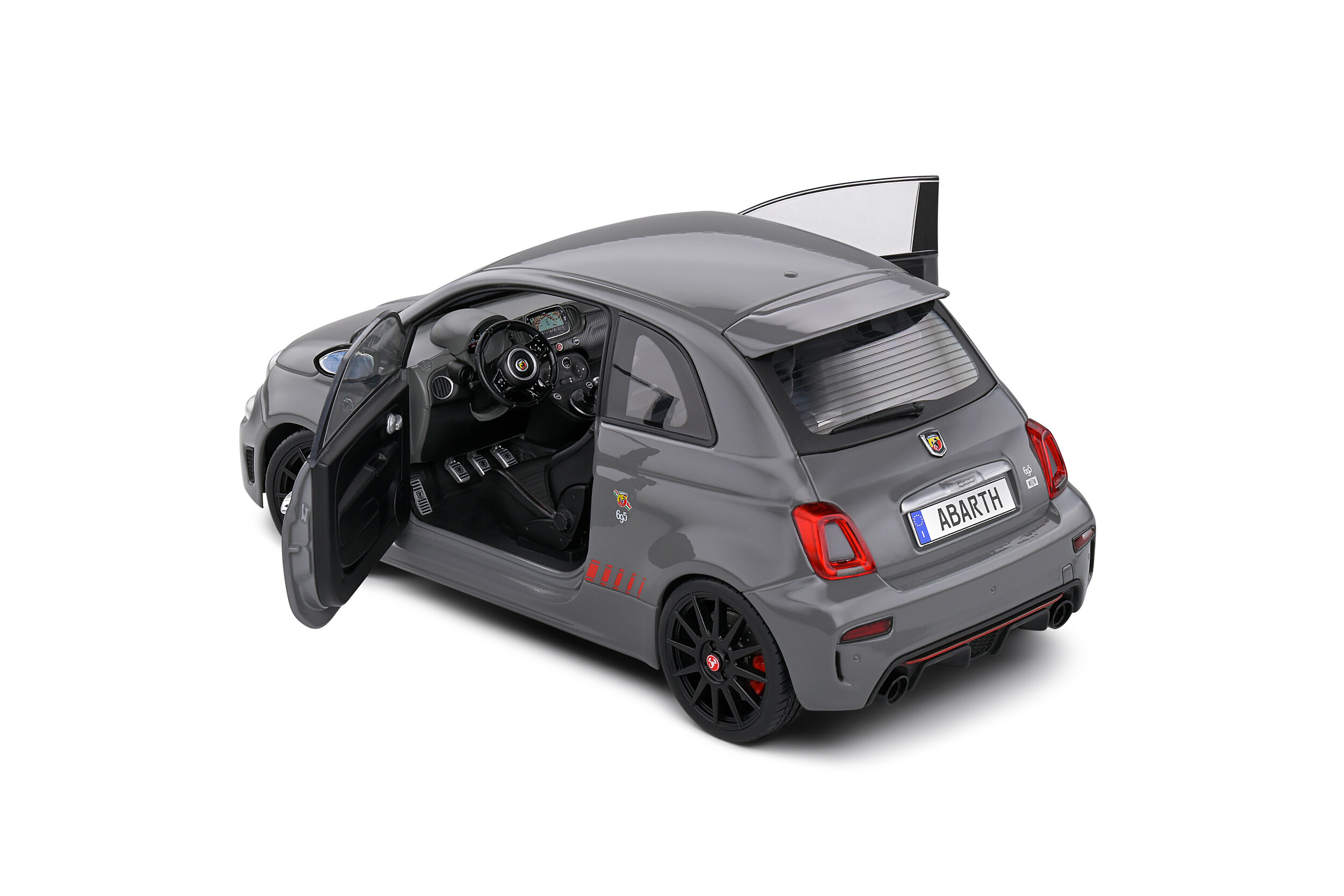 Fiat 695 Abarth XSR Edition Yamaha - Record Grey - 2022 - Solido