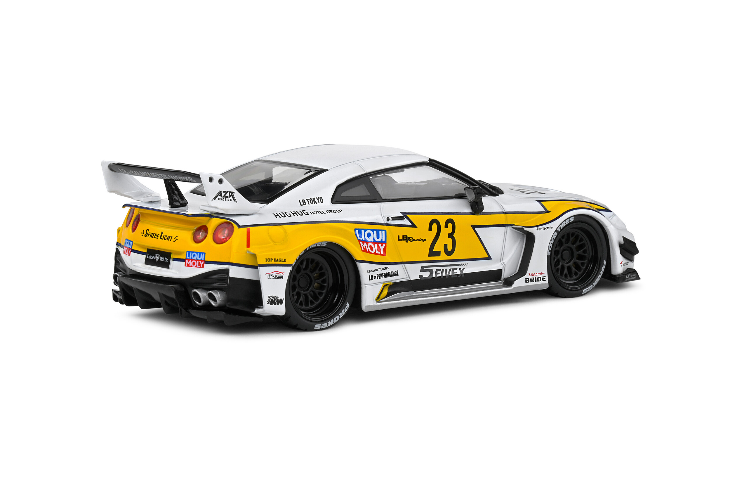 Nissan GTR35 LBWK Silhouette - White - 2019 - Solido