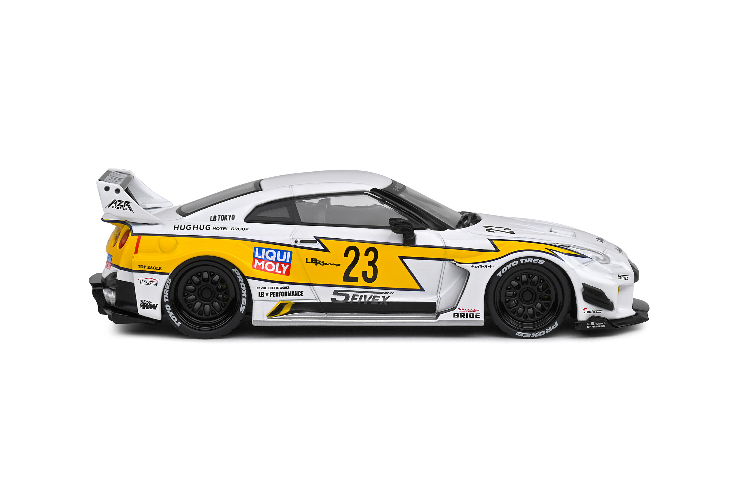 Nissan GTR35 LBWK Silhouette - White - 2019 - Solido