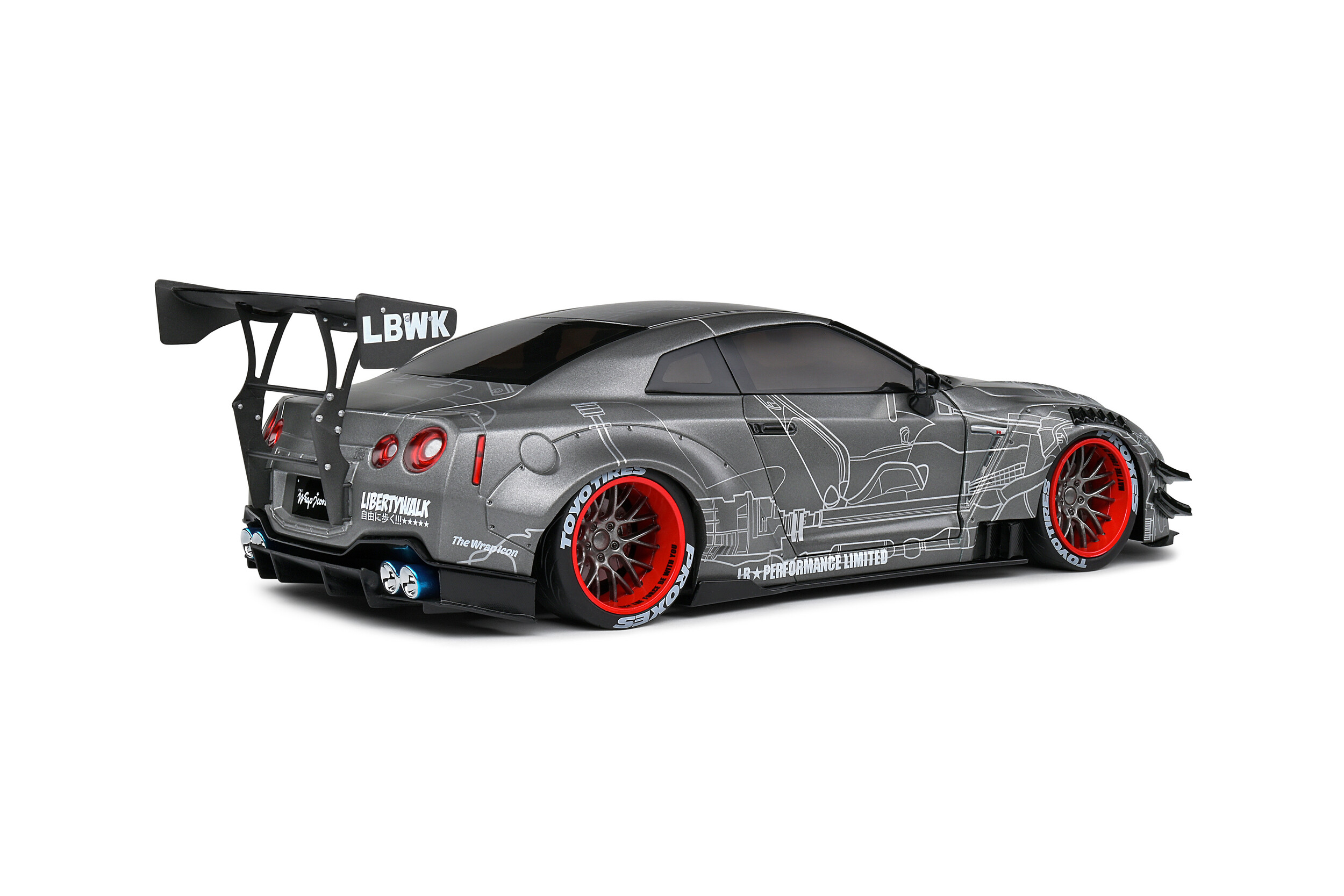 Nissan GT-R (R35) W/ Liberty Walk Body Kit 2.0 - Catalogue Design
