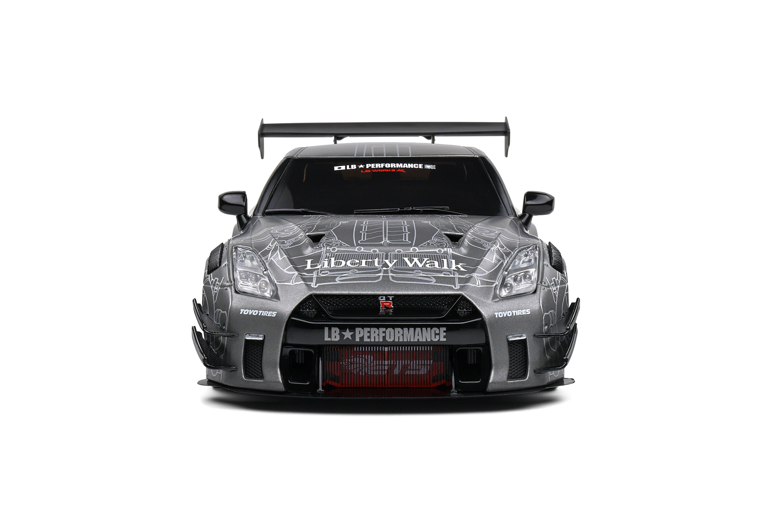 Nissan GT-R (R35) W/ Liberty Walk Body Kit 2.0 - Catalogue Design