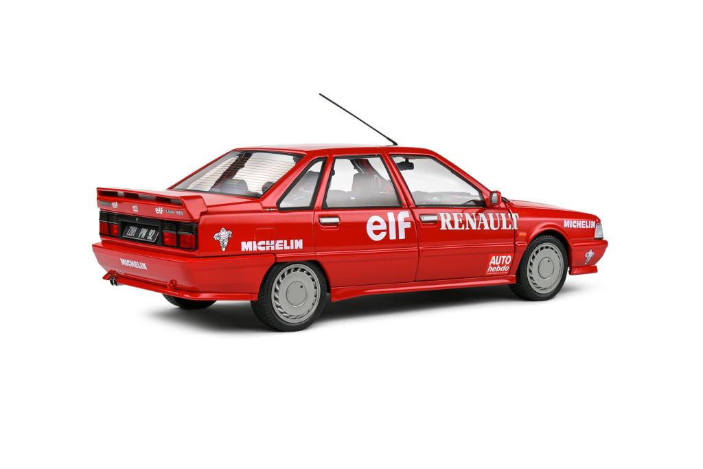 SOLIDO 1807707 MINIATURE RENAULT 21 TURBO MK.1 RED RECORD DE VITESSE Sur Glace 1988 118