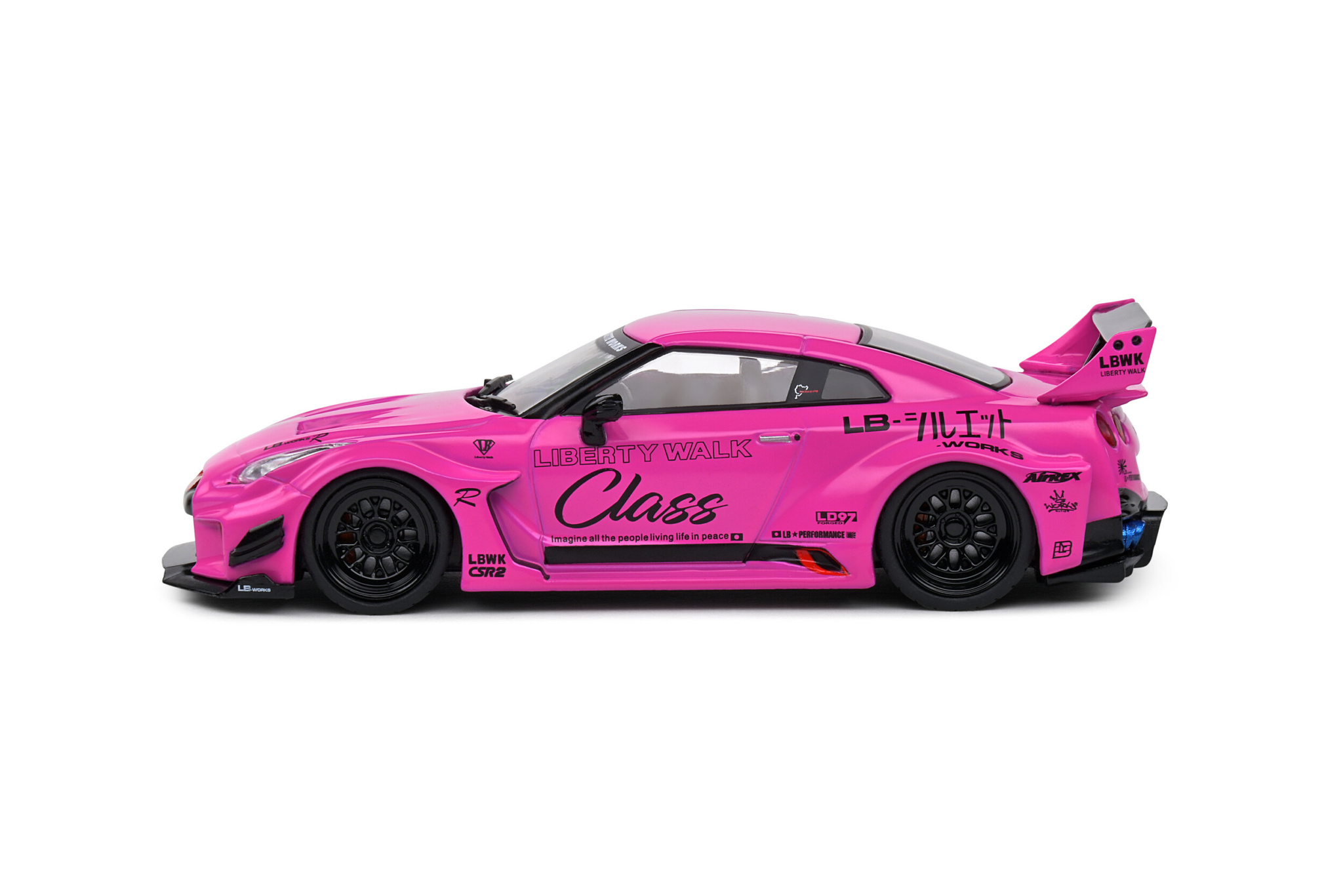 Nissan GTR35 LBWK Silhouette - Purple - 2019 - Solido