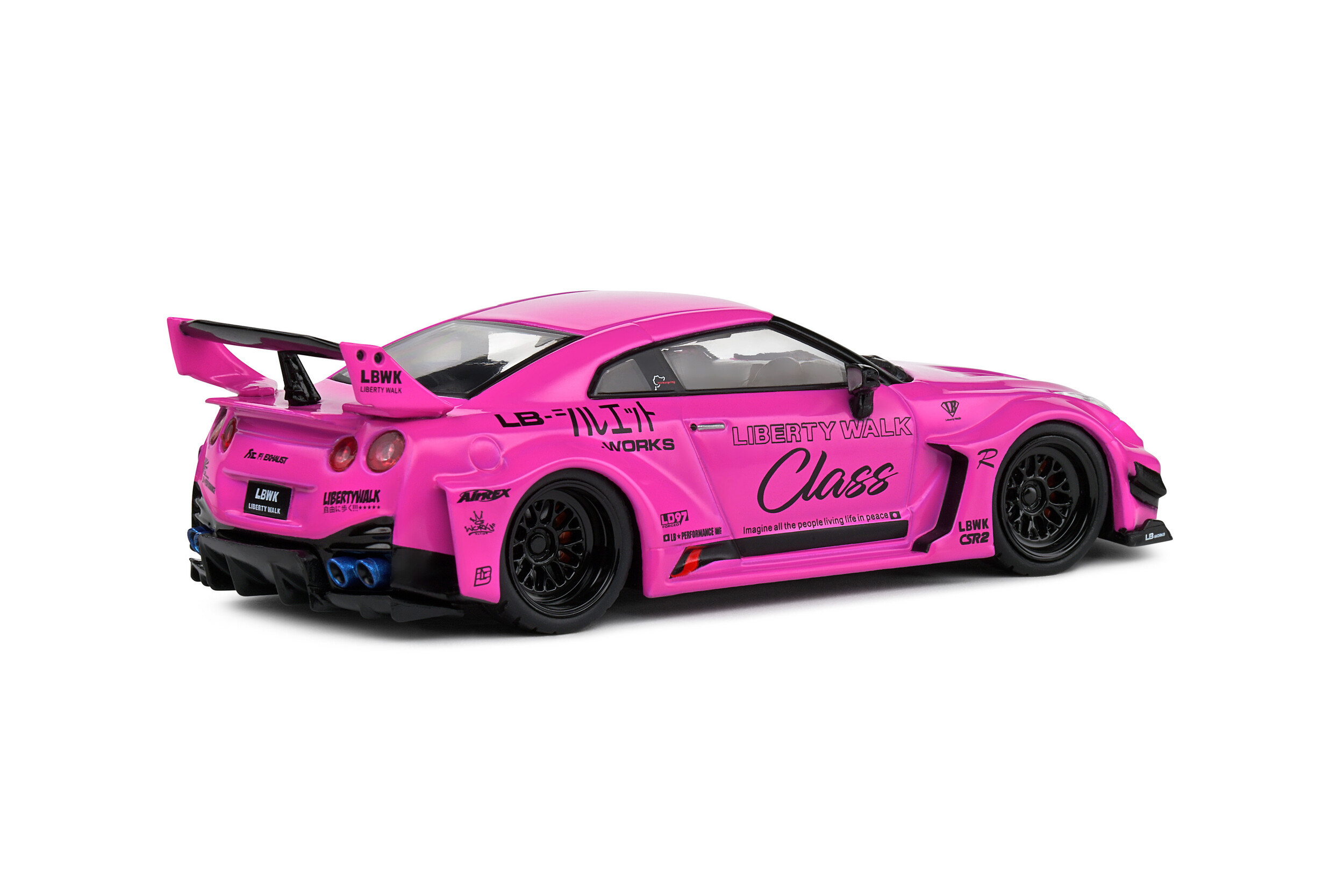 Nissan GTR35 LBWK Silhouette - Purple - 2019 - Solido
